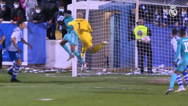 Real Madrid's goals in Copa del Rey round of 32